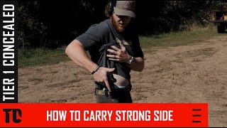 How to Carry Strong Side