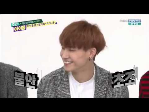 151014 JB Yugyeom dance Bad And Growl At Weekly Idol