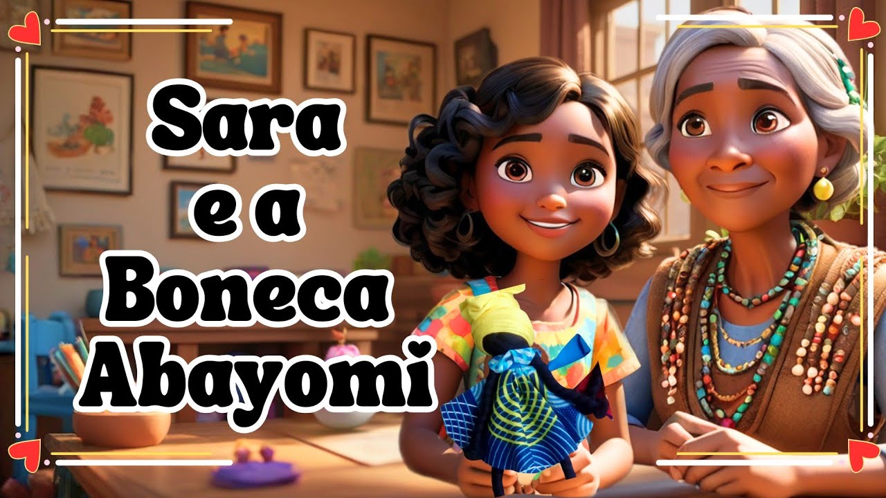 Sara e a boneca Abayomi - História Infantil | #desenhoinfantil #aprendendo #aventurasinfantis