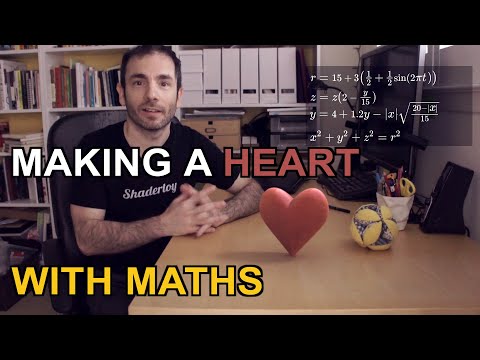 Making a heart with Maths