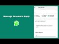 Message Auto Reply GB WhatsApp||Automatic Message Reply GB WhatsApp