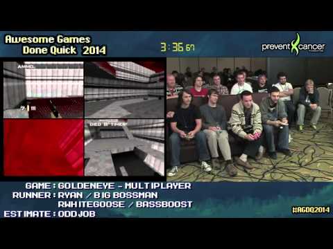 GoldenEye 007 :: 4-player Multiplayer [N64] #AGDQ 2014