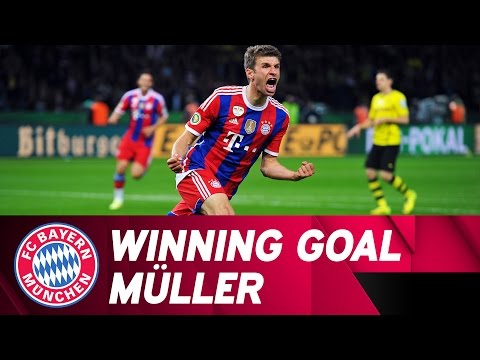 123. Minute - Müller entscheidet DFB-Pokalfinale gegen den BVB | DFB-Pokal 2013/14