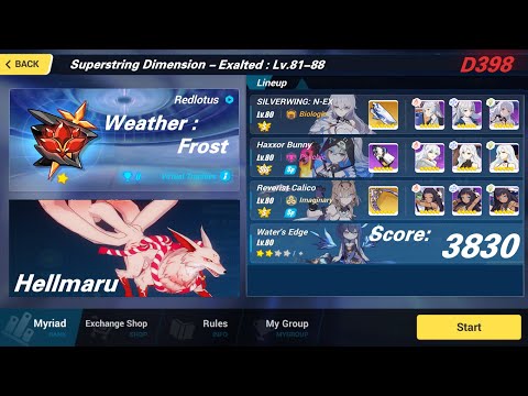 Honkai Impact 3rd exalted abyss : Frost / Hellmaru