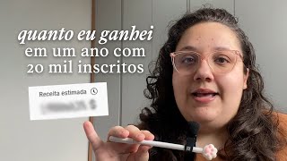 Quanto o YouTube paga em 2025? Canal com 20 mil inscritos (mostrei mês a mês)