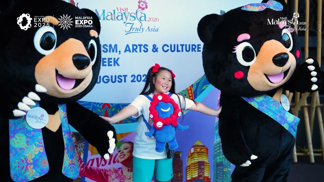 🐻✨ Meet Wira and Manja - Mascots of the Visit Malaysia 2026 (VM2026)