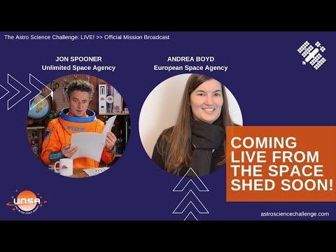 Live From The Space Shed - with ISS Flight Controller Andrea Boyd  | UNSA (Unlimited Space Agency)