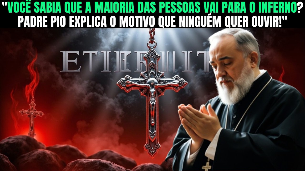 PADRE  PIO ALERTA: A VERDADEIRA RAZÃO PELA QUAL A MAIORIA DAS PESSOAS VAI PARA O INFERNO PARA SEMPRE