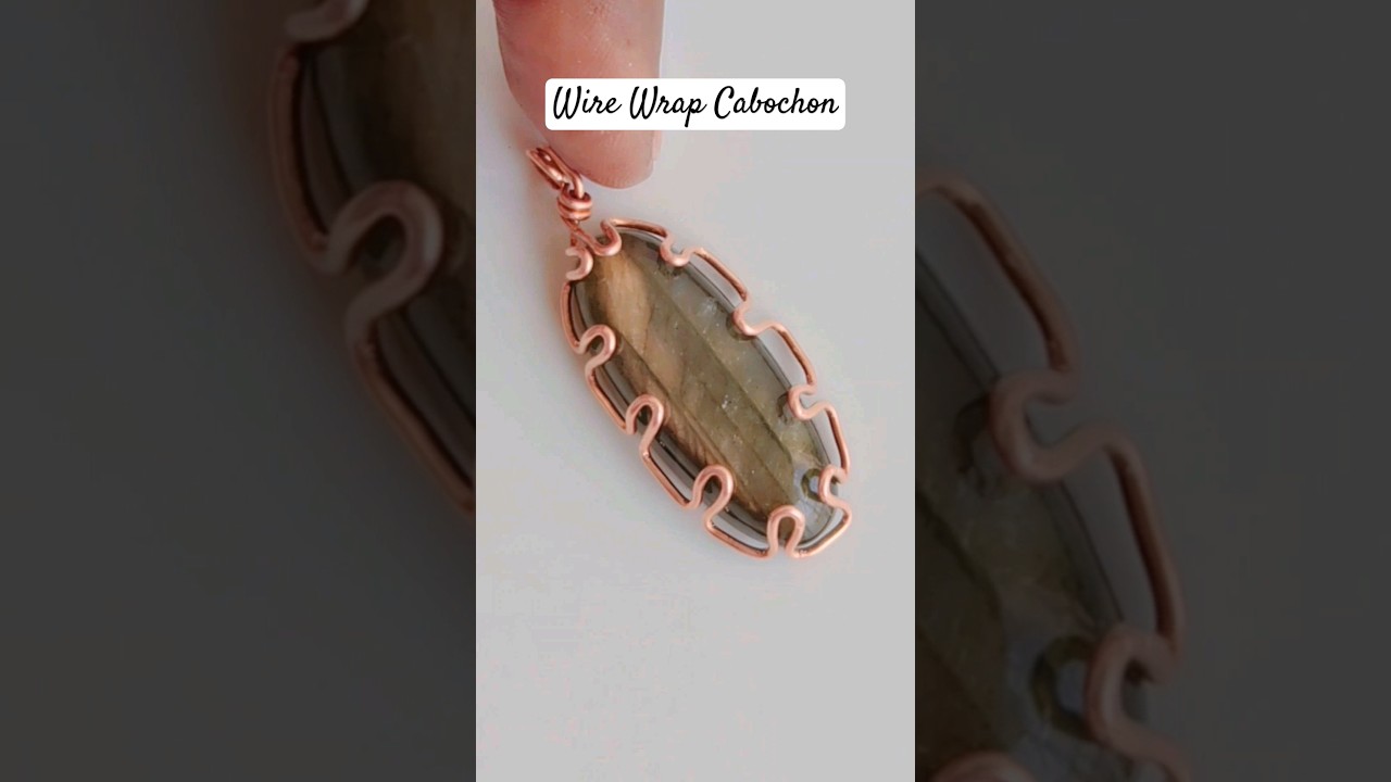 Wire Wrap Cabochon Tutorial
