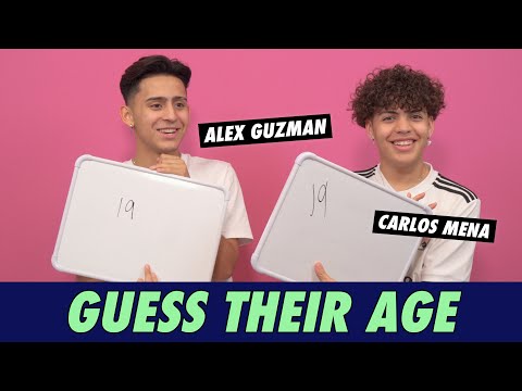 Alex Guzman vs. Carlos Mena - Guess Their Age