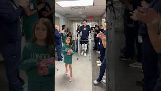 Download lagu Quadruple amputee walks out of hospital to applause from caregivers | Ohio State Medical Center mp3 Download lagu Quadruple amputee walks out of hospital to applause from caregivers | Ohio State Medical Center mp3