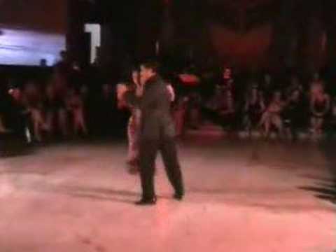  Adrian Aragon  and  Erica Boaglio  are  dancing  to  a  tango