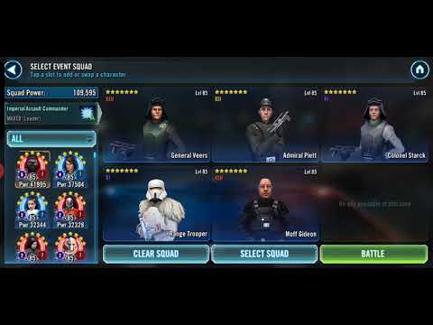 G13 Moff Gideon Galactic Challenge Tier 7