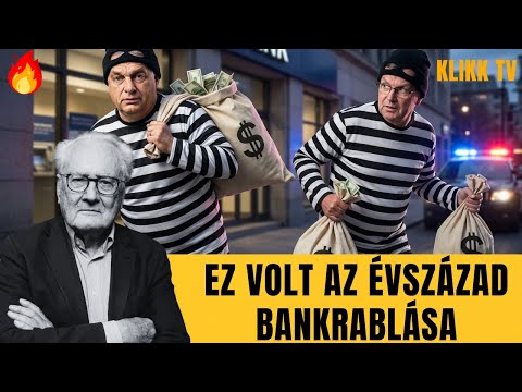 Az év bankrablása - Orbánék csak hárítanak