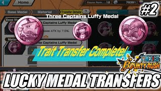 Got My First 9* Medals! RNG with Medal Transfer + Guide! OPBR F2P LIFE #2! One Piece Bounty Rush