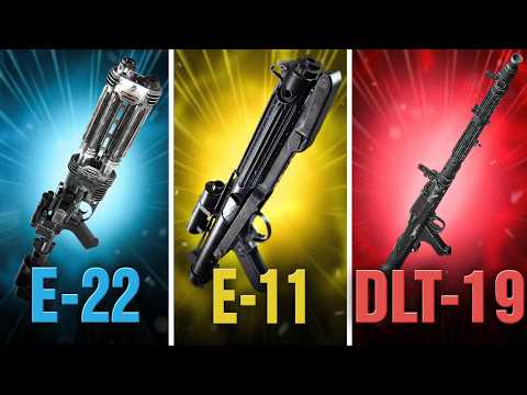 EVERY SINGLE Stormtrooper Blaster Type/Variant Explained!
