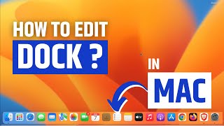 How to Edit Dock in Mac? | Macbook, Macbook Air, Macbook Pro | Mac Tutorials