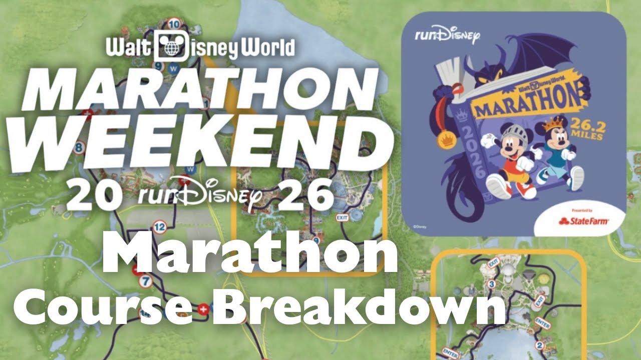 runDisney Marathon Course Breakdown - Disney World Marathon Weekend 2026