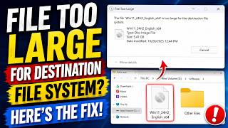 File Too Large for Destination File System? Here's the Fix!