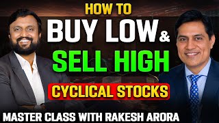 How to Buy Low & Sell High in Cyclical Stocks |  Masterclass on Cyclical Stocks | Rakesh Arora