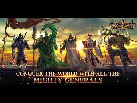 Rise of Heroes :Three Kingdoms Gameplay / Strategy Battle Game is Available on Android
