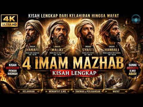 4 IMAM MAZHAB - Kisah Lengkap dari Kelahiran hingga Wafat