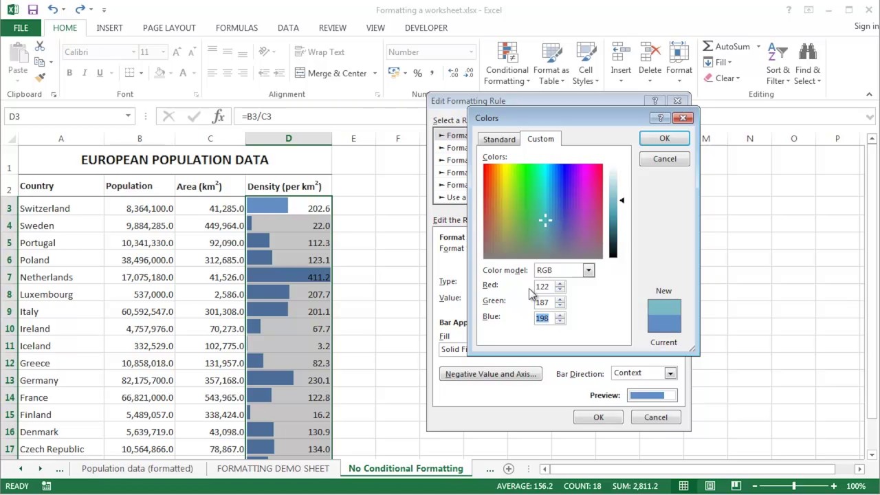 Microsoft Excel - Conditional Formatting: Part 1