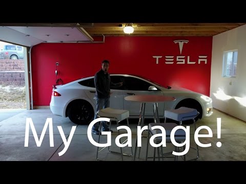 Turning My Garage Into a Tesla Gallery!