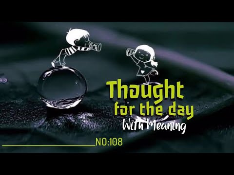 Thought for the Day with Meaning in English | Daily Quotes | Thought of the Day | Motivational