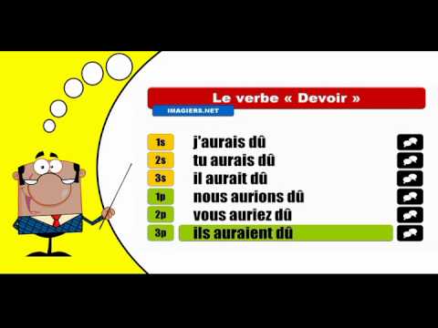 Je conjugue les verbes # Devoir = Conditionnel Passé