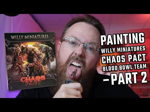 How to Paint the Chaos Pact from Willy Miniatures for Blood Bowl – Part 2