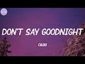 CB30 - Don't Say Goodnight (Lyric Video)