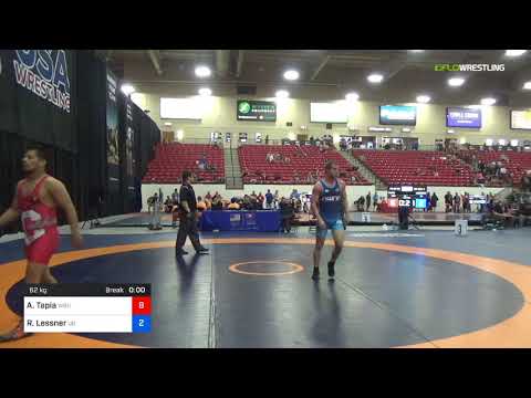 2018 Marine Corps US Open/Masters A Freestyle 62 RR Rnd 3 - Albert Tapia (WBU) Vs. Ryan Lessner (U
