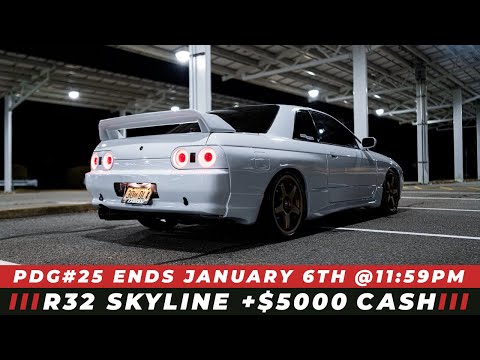 PRIME DRIVEN JDM Car Giveaway #25 - R32 Skyline + $5K CASH!