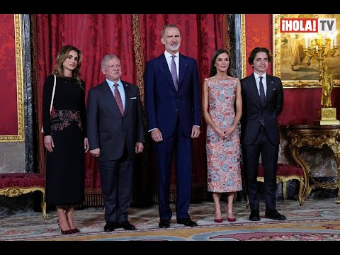 Los reyes de España reciben a los reyes de Jordania en Madrid | ¡HOLA! TV