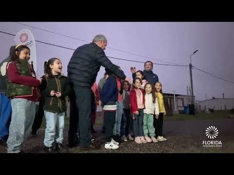 Nuevas luminarias en el barrio MEVIR 4 de Capilla del Sauce