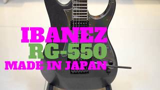 Video thumbnail for My Ibanez RG-550 made in Japan by Jimmy Lin - JL Music Studio -