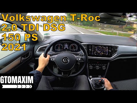 2021 Volkswagen T-Roc 2.0 TDI [150 PS] - POV TEST DRIVE