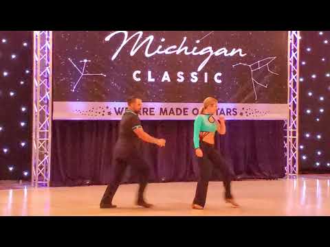 1st Place! Adriana Liggins & PJ Turner. Open Pro Am Routine. Michigan Classic 2019