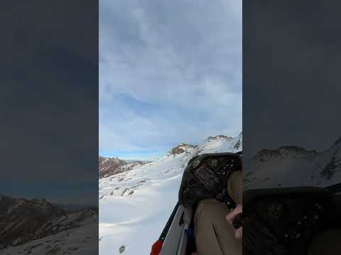 Glider Cockpit POV Over Snowy Mountains | Davide Giovanelli