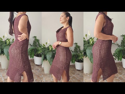 Very easy, beautiful and versatile crochet dress for summer 2026 #crochet