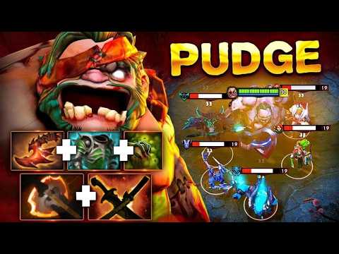 Hard Carry Pudge Immortal Rank🔥🔥🔥25 Kills One Shot | Dota 2 Gameplay