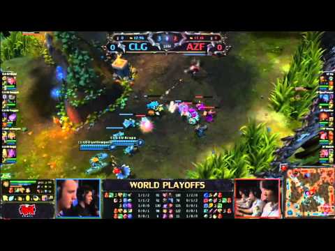 LoL WCC 2012 - Season 2 - Semi-Finals CLG.EU vs Azubu Frost [Match 1]