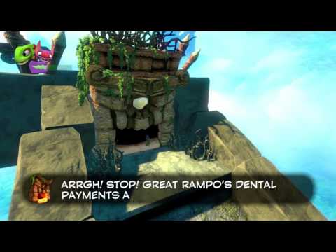 How to beat the Great Rampo first Boss Yooka-Laylee