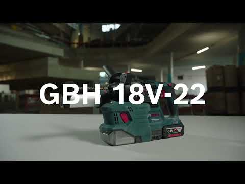 Perforateur sans fil SDS Plus GBH 18V-22-1,9 J- 0611924000 + Pack 2 batteries PRO GBA 18V 4.0Ah + chargeur PRO GAL 18V-40 BOSCH
