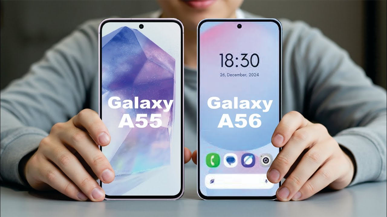 Samsung Galaxy A55 vs Samsung Galaxy A56 | Full Video Comparison