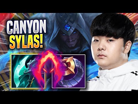CANYON IS A BEAST WITH SYLAS! - DK Canyon Plays Sylas JUNGLE vs Viego! | Preseason 2023