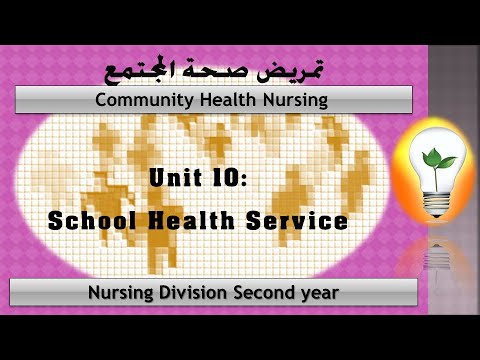 community health nursing chapter 1 تمريض صحة المجتمع الفصل الأول