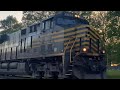 NS 126 Passing Johnson City TN With The NICKLE PLATE UNIT LEADING Going To Roanoke VA