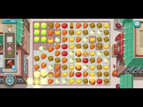 We Bare Bears Match3 Repairs Level 1443 - No Boosters